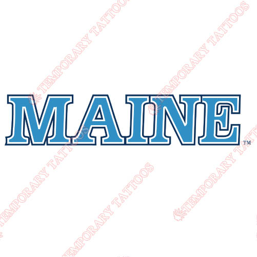 Maine Black Bears Customize Temporary Tattoos Stickers NO.4937